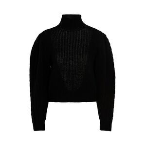 MIXIK Black Wool Women's Cardigan